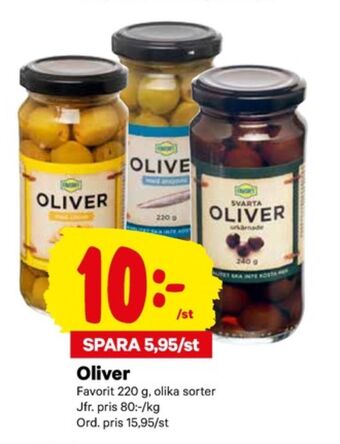 City Gross Favorit Oliver erbjuda