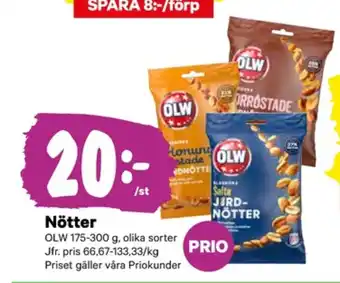 City Gross OLW Nötter erbjuda