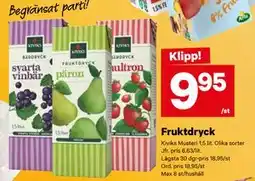 City Gross Fruktdryck, SEK 9.95 erbjuda