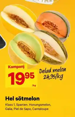 City Gross Delad melon, SEK 24.95 erbjuda