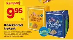 City Gross Knäckebröd trekant, SEK 9.95 erbjuda