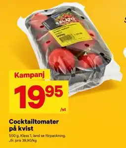City Gross Cocktailtomater på kvist, SEK 19.95 erbjuda