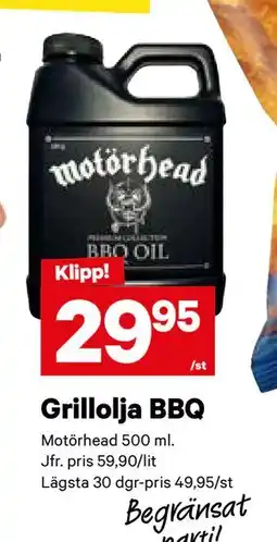 City Gross Grillolja BBQ, SEK 29.95 erbjuda