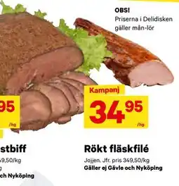 City Gross Rökt fläskfilé, SEK 34.95 erbjuda