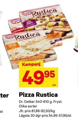 City Gross Pizza Rustica, SEK 49.95 erbjuda