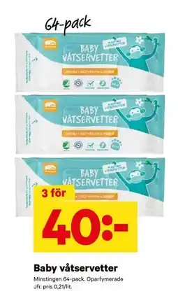 City Gross Baby våtservetter, SEK 40 erbjuda