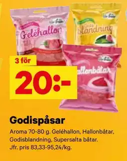 City Gross Godispåsar, SEK 20 erbjuda