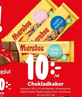 City Gross Marabou Chokladkaka erbjuda