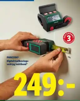 Lidl PARKSIDE Digitalt kalibreringsverktyg/måttband erbjuda