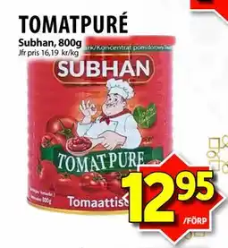 Matvärlden Tensta TOMATPURÉ, SEK 12.95 erbjuda