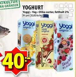 Matvärlden Tensta YOGHURT, SEK 40 erbjuda