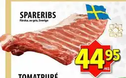 Matvärlden Tensta SPARERIBS, SEK 44.95 erbjuda