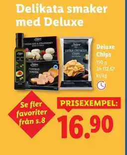 Lidl Deluxe Chips, SEK 16.9 erbjuda