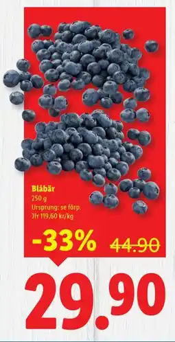 Lidl Blåbär, SEK 29.9 erbjuda