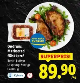 Lidl Gudruns Marinerad fläskkarré, SEK 89.9 erbjuda
