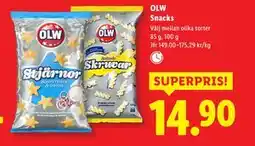 Lidl OLW Snacks, SEK 14.9 erbjuda