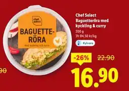 Lidl Chef Select Baguetteröra med kyckling & curry, SEK 16.9 erbjuda