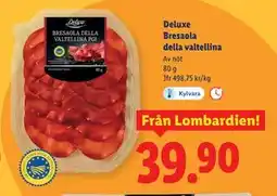 Lidl Deluxe Bresaola della valtellina, SEK 39.9 erbjuda