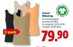 Lidl esmara Ribbad top, SEK 79.9 erbjuda
