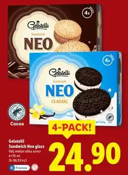 Lidl Gelatelli Sandwich Neo glass, SEK 24.9 erbjuda