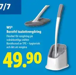 Lidl W5 Borstfri toalettrengöring, SEK 49.9 erbjuda