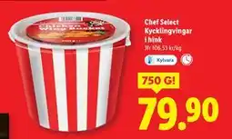 Lidl Chef Select Kycklingvingar i hink, SEK 79.9 erbjuda