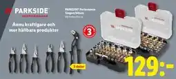 Lidl PARKSIDE Performance Tångset/bitsats, SEK 129 erbjuda