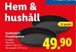 Lidl SILVERCREST Pizzaplåt/pajform, SEK 49.9 erbjuda