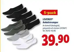Lidl LIVERGY Ankelstrumpor, SEK 39.9 erbjuda