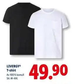 Lidl LIVERGY T-shirt, SEK 49.9 erbjuda