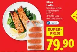 Lidl Ullmo Laxfilé, SEK 79.9 erbjuda