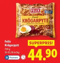 Lidl Felix Krögarpytt, SEK 44.9 erbjuda
