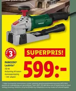Lidl PARKSIDE Lackfräs, SEK 599 erbjuda