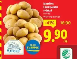 Lidl Matriket Färskpotatis tvättad, SEK 9.9 erbjuda