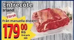 Supergrossen Entrecôte, SEK 179 erbjuda