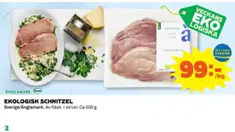 Coop Änglamark Schnitzel erbjuda