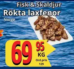 Supergrossen Rökta laxfenor, SEK 69.95 erbjuda