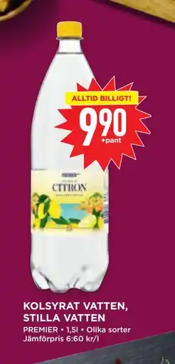 Willys Hemma KOLSYRAT VATTEN, STILLA VATTEN, SEK 9.9 erbjuda