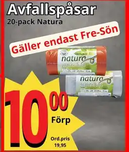 Supergrossen Avfallspåsar, SEK 10 erbjuda