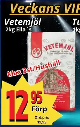 Supergrossen Vetemjöl, Medlemspris erbjuda