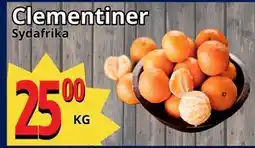 Supergrossen Clementiner, SEK 25 erbjuda