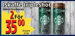 Supergrossen Iskaffe tripleshot, SEK 35 erbjuda