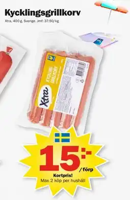Pekås Kycklingsgrillkorv, Medlemspris erbjuda