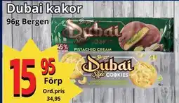 Supergrossen Dubai kakor, SEK 15.95 erbjuda