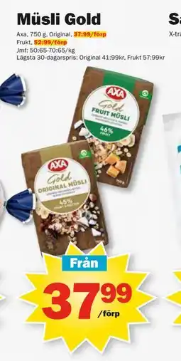 Pekås Müsli Gold erbjuda