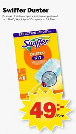Pekås Swiffer Duster, SEK 49 erbjuda