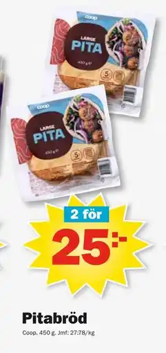 Pekås Pitabröd, SEK 25 erbjuda
