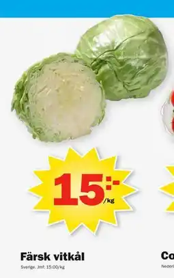 Pekås Färsk vitkål, SEK 15 erbjuda