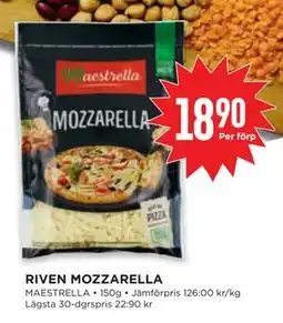 Willys RIVEN MOZZARELLA, SEK 18.9 erbjuda