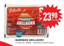 Willys BARNENS GRILLKORV, SEK 23.9 erbjuda
